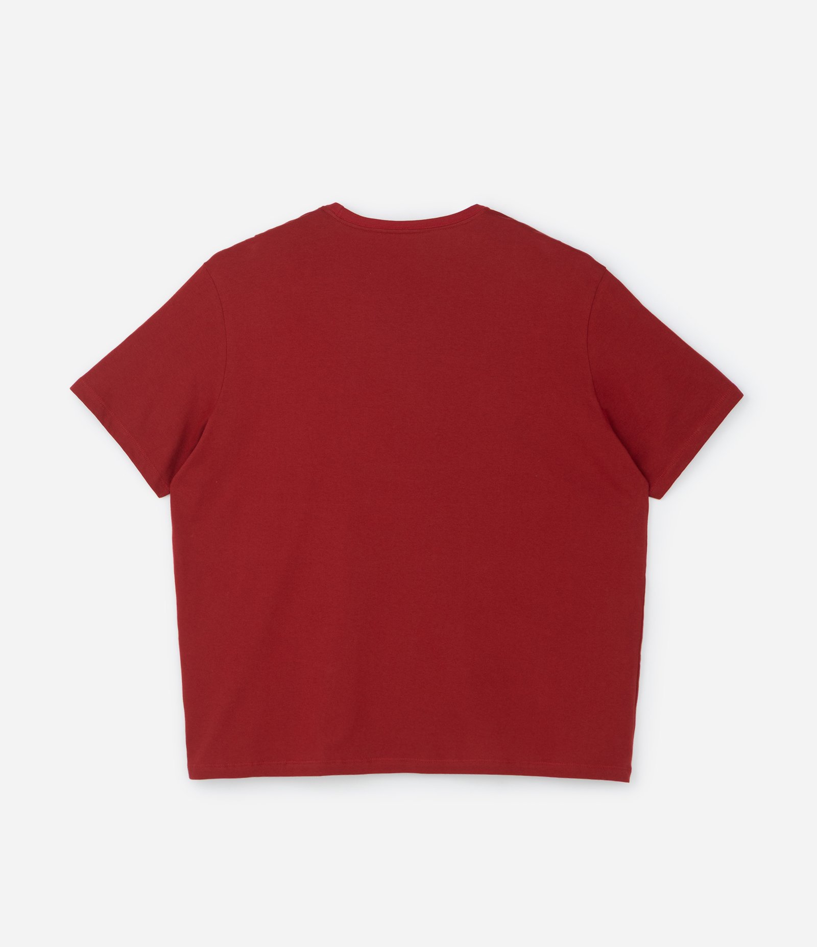 Camiseta Comfort Básica em Algodão Vermelho 2