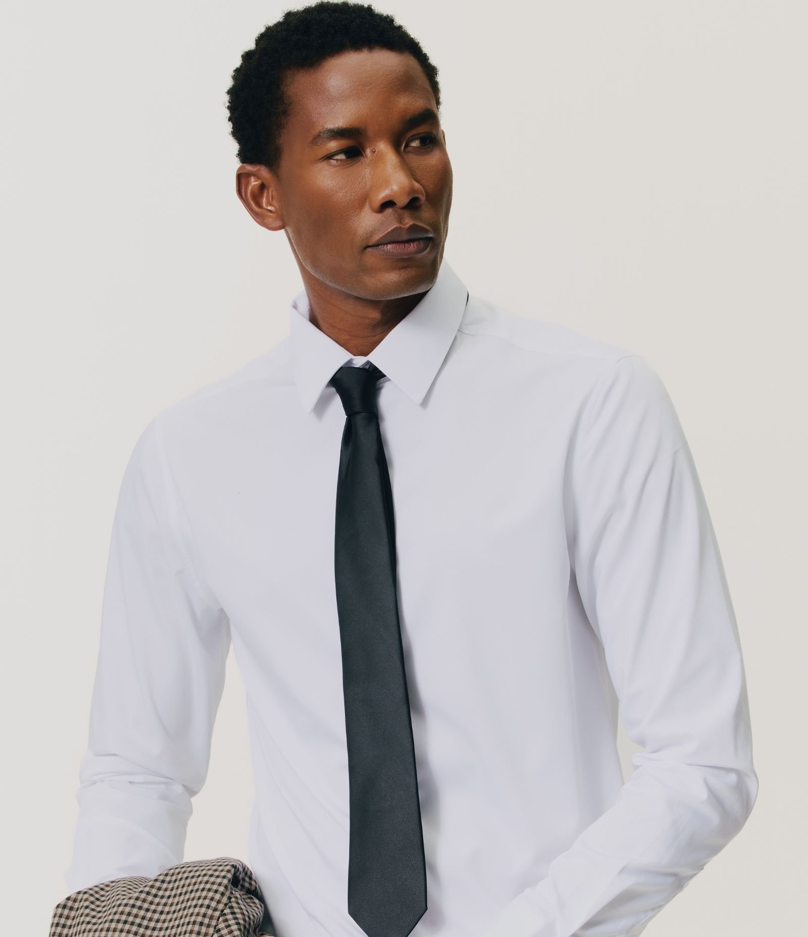 Camisa Regular Básica em Oxford Branco 1