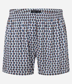 Cueca Samba Canção em Viscose Estampa Geométrica