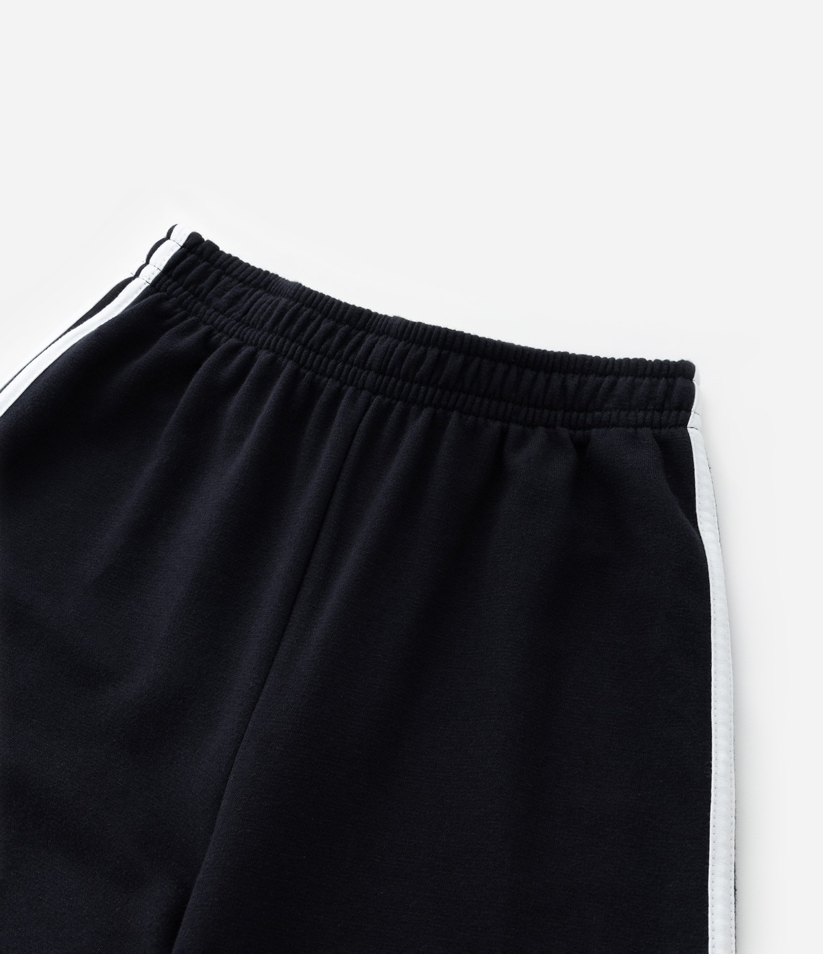 Calça Reta Infantil com Listras e Lacinho - Tam 7 a 14 Anos Preto 5