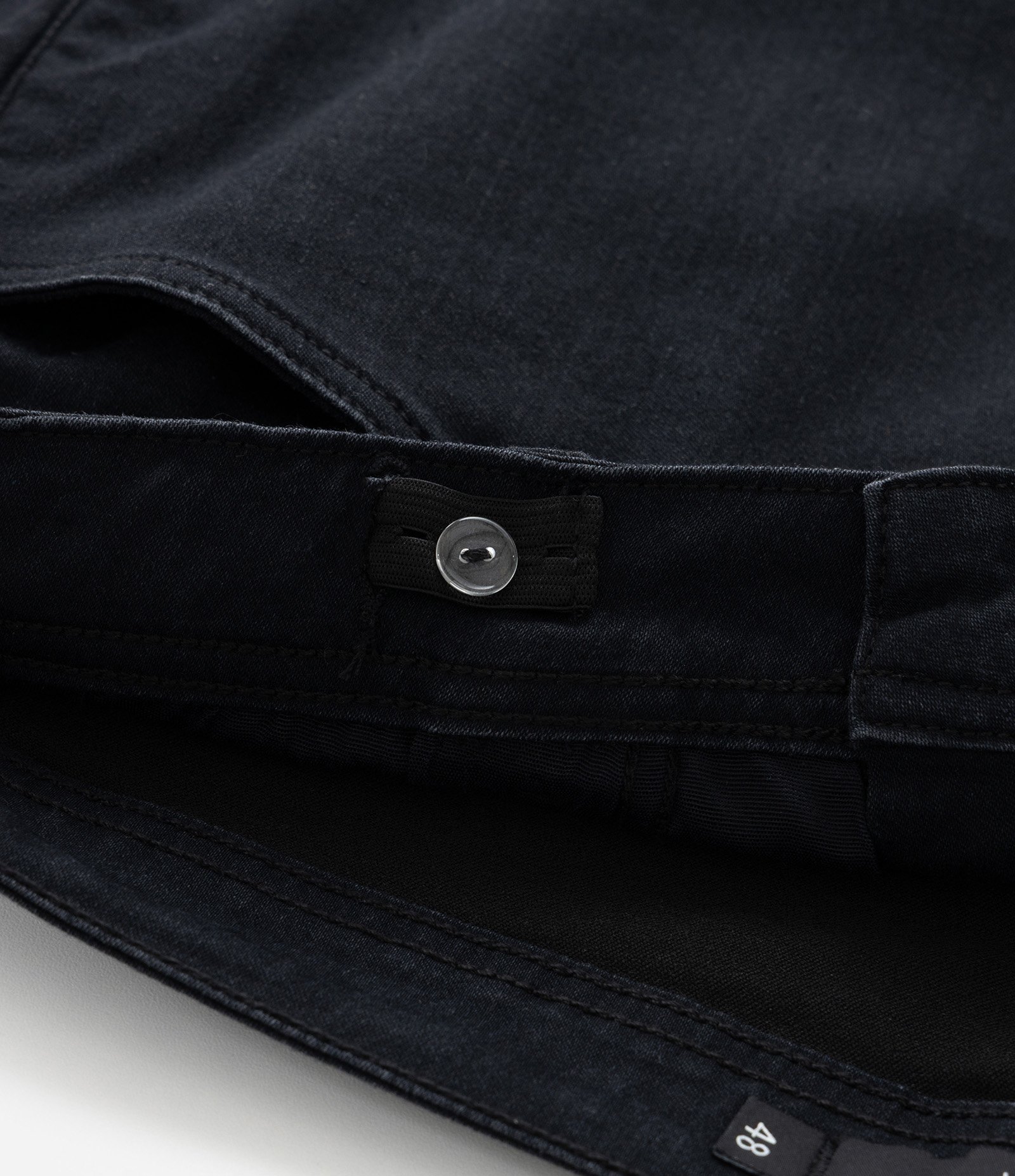Bermuda Ciclista em Jeans Curve &  Plus Size Preto 3