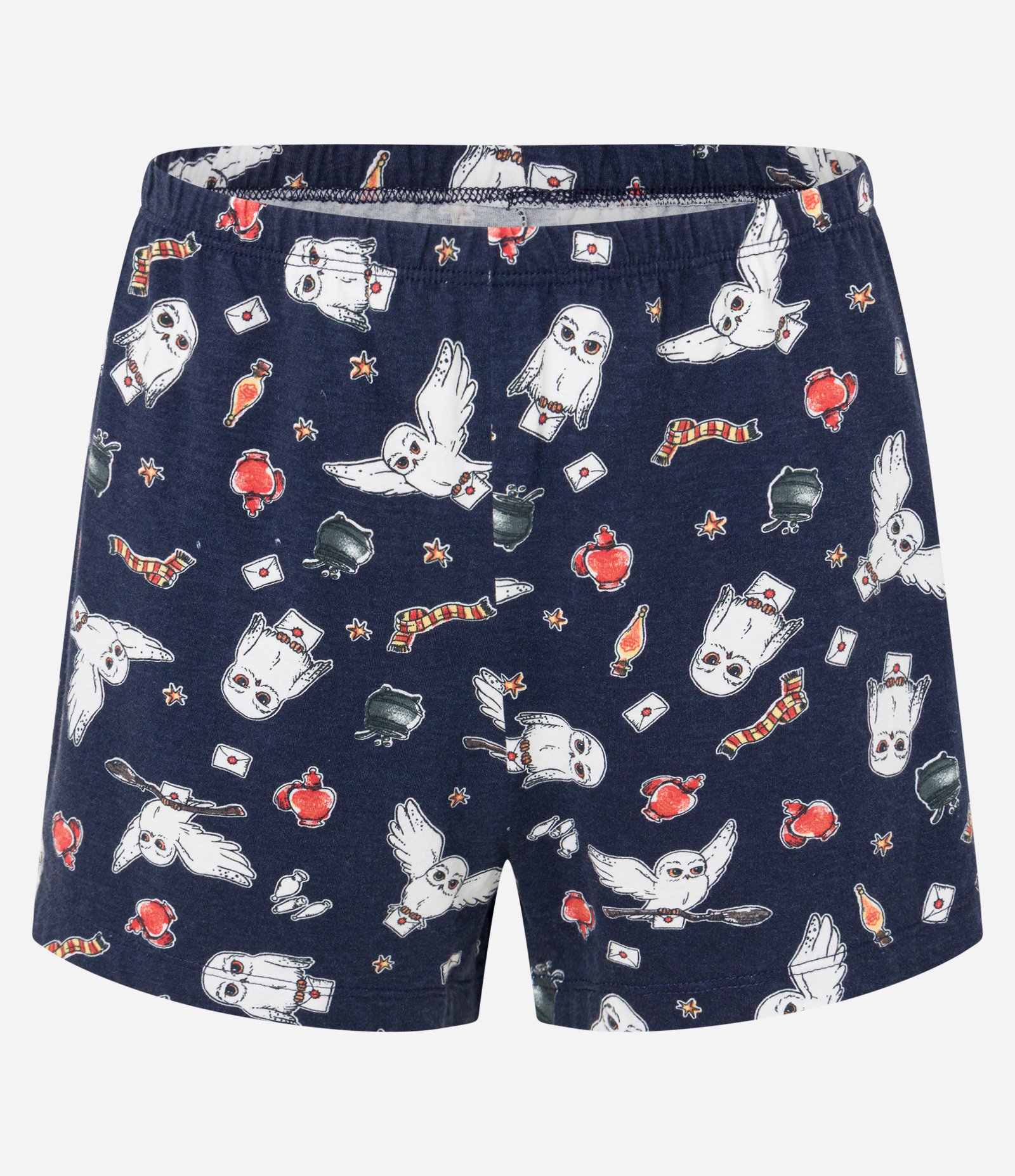 Pijama Americano Curto em Algodão com Estampa Harry Potter Azul 7