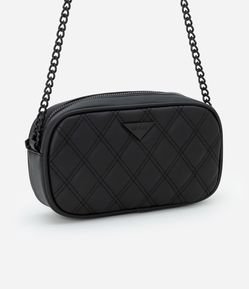 Bolsa Transversal Pequena com Alça de Corrente