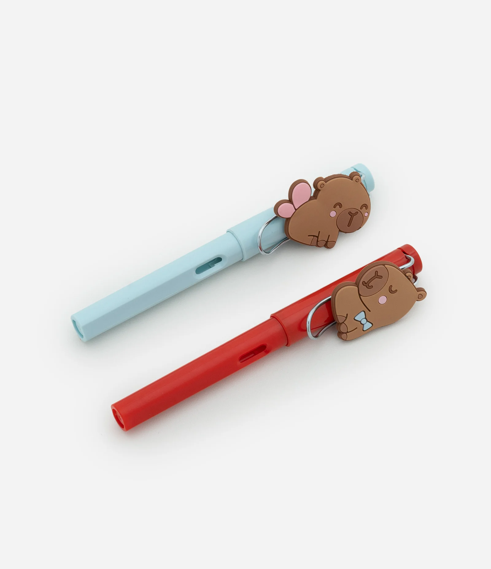 Kit 02 Lápis Infinito de Capivara Azul/Vermelho 1