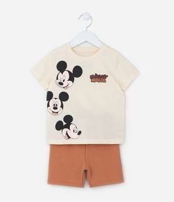 Conjunto Infantil com Estampa do Mickey - Tam 1 a 6 Anos