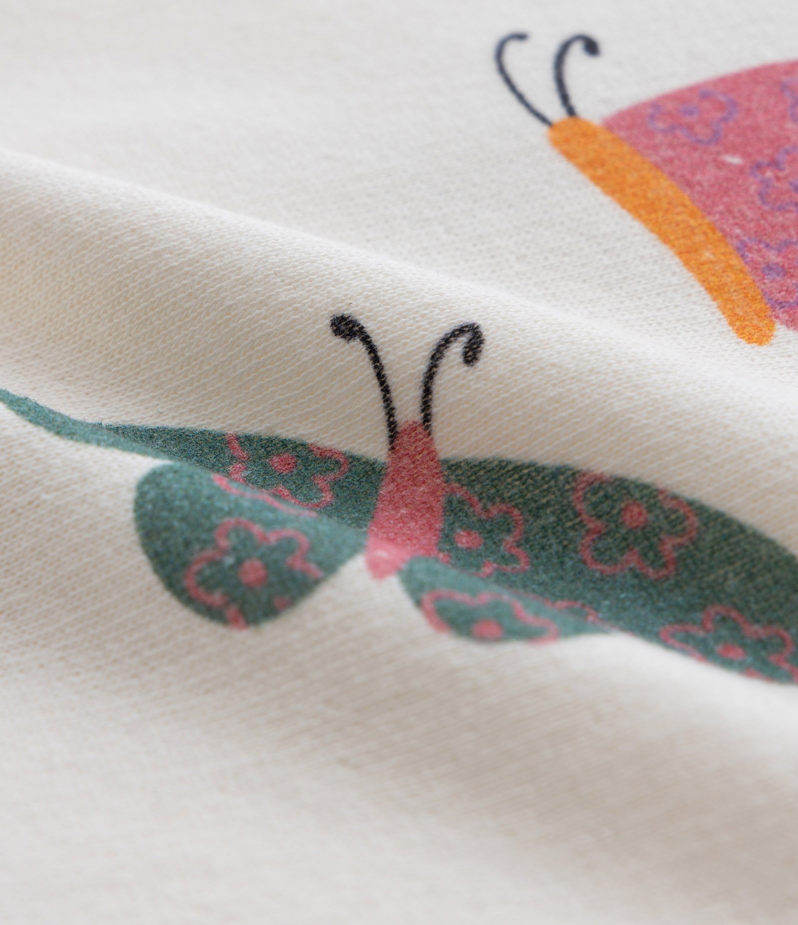 Jaqueta Infantil com Estampa de Borboletinhas - Tam 1 a 6 Anos Bege 3