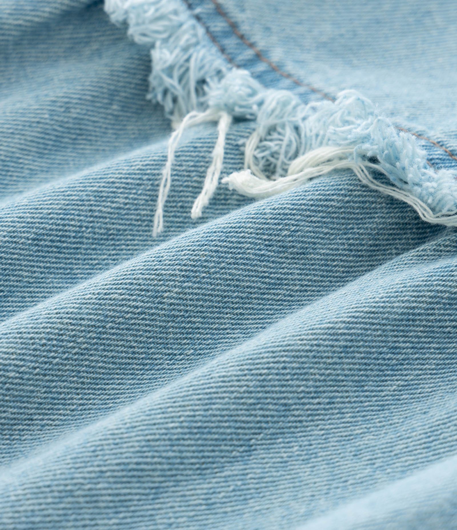 Saia Longa em Jeans com Babados Curve & Plus Size Azul 8