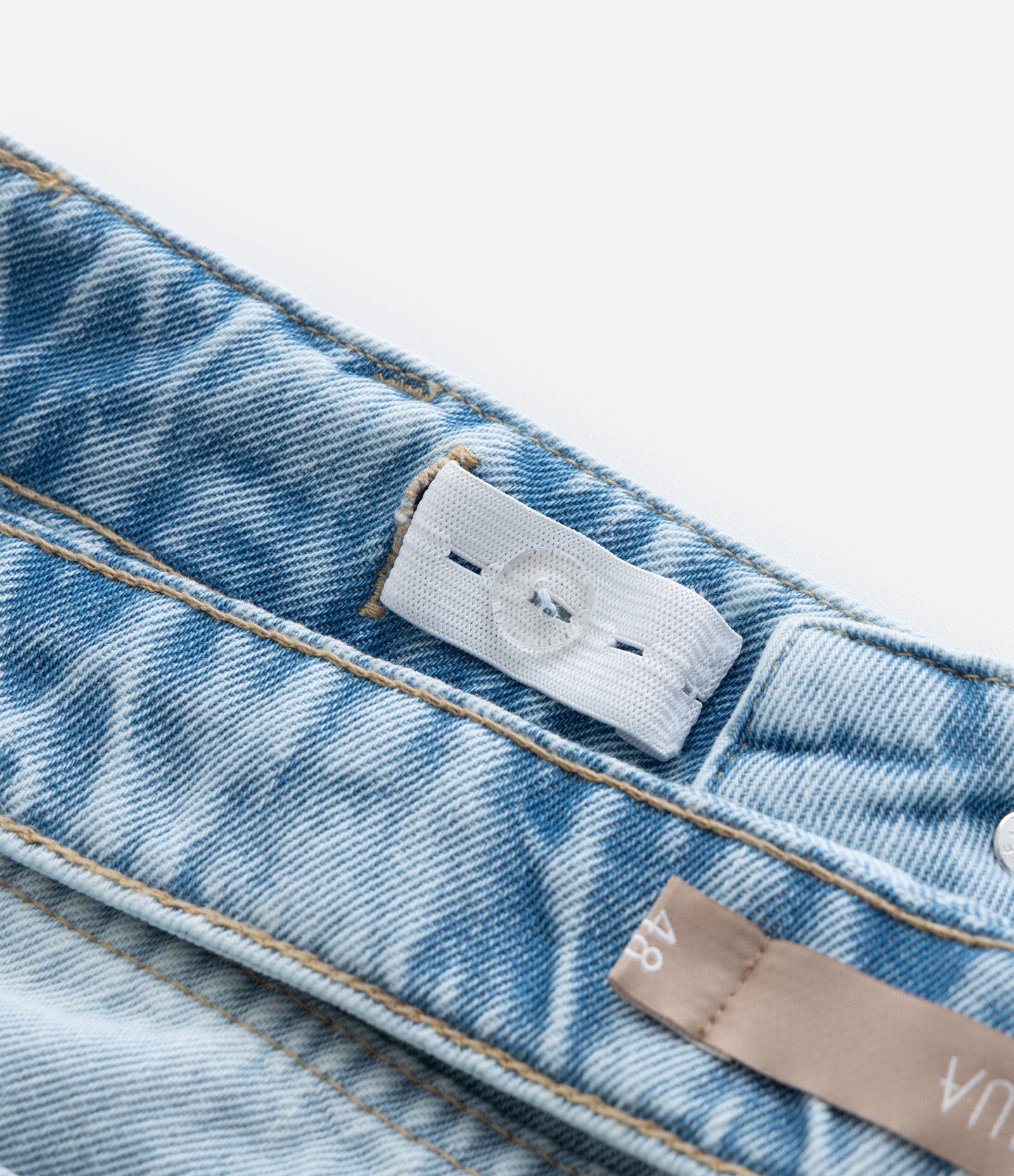 Calça Barrel em Jeans Curve & Plus Size Azul 10