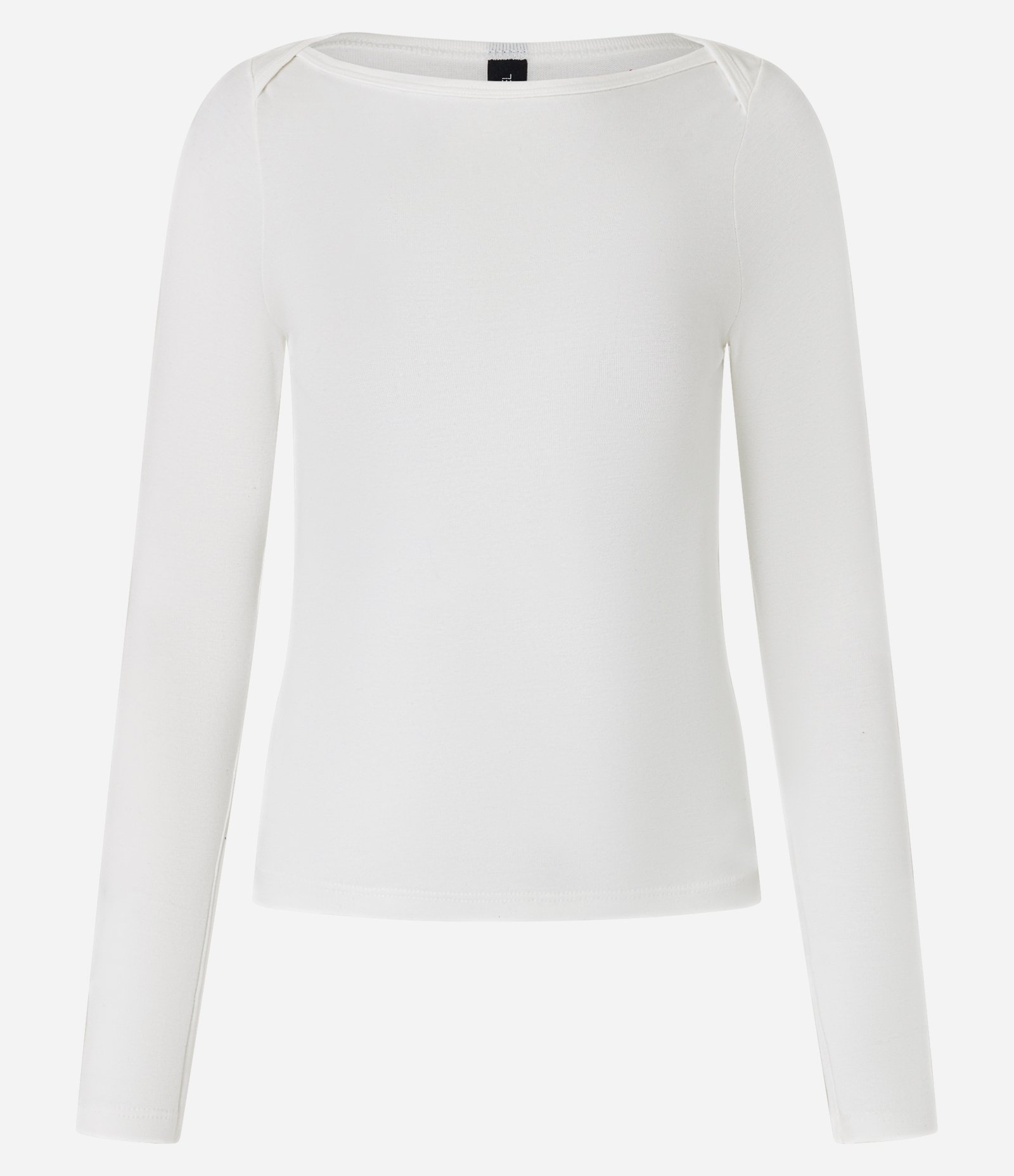 Blusa em Ribana com Detalhe Sobreposto no Ombro Branco 4