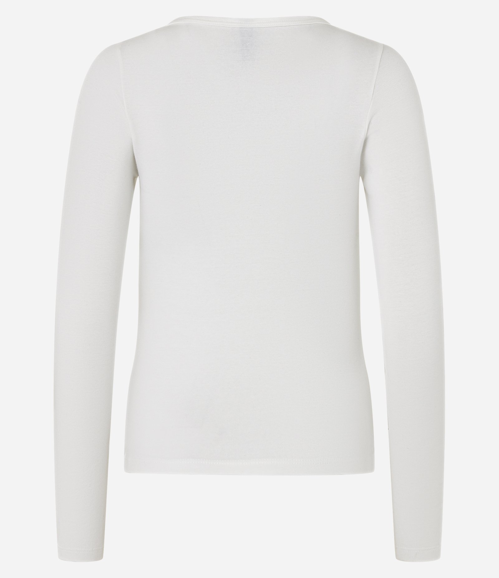 Blusa em Ribana com Detalhe Sobreposto no Ombro Branco 6