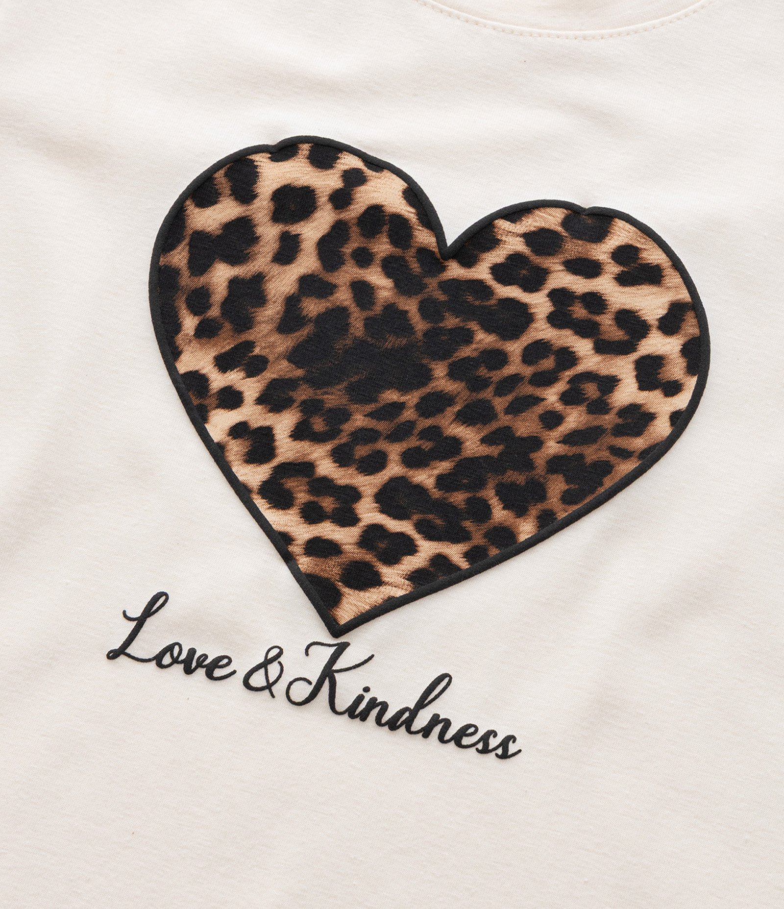 Blusa Infantil com Manga Bufante e Estampa Coração - Tam 5 a 14 Anos Bege 5