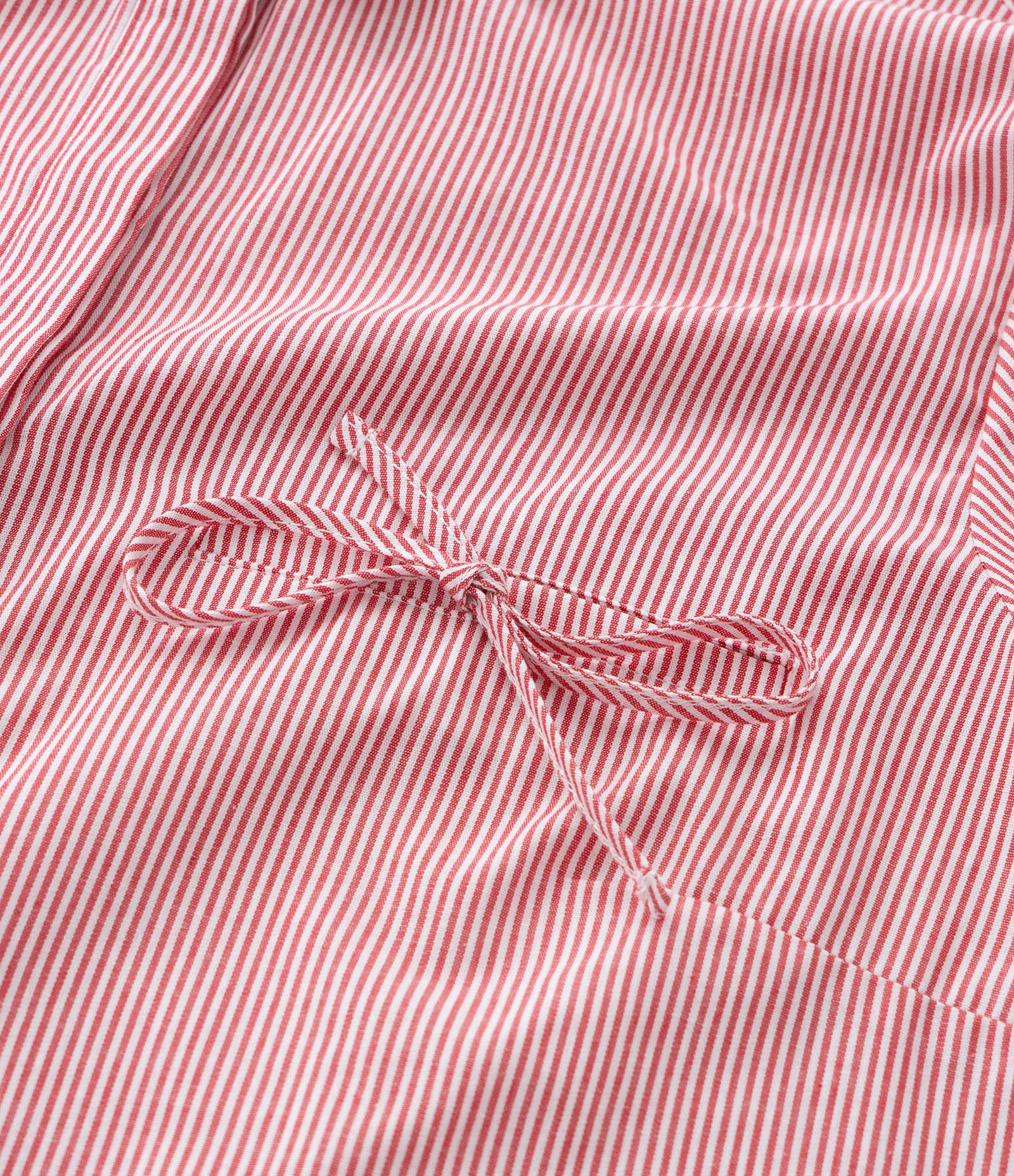 Camisa Cropped com Bolsos e Laços Curve & Plus Size Vermelho/Branco 8