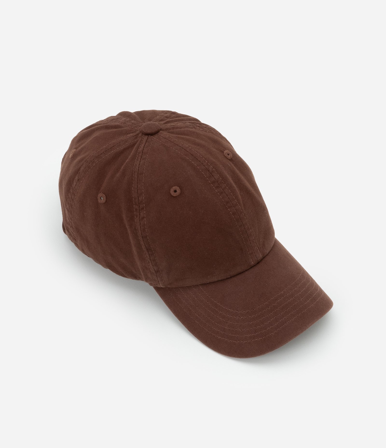 Boné Aba Curva em Algodão com Strapback Marrom 5