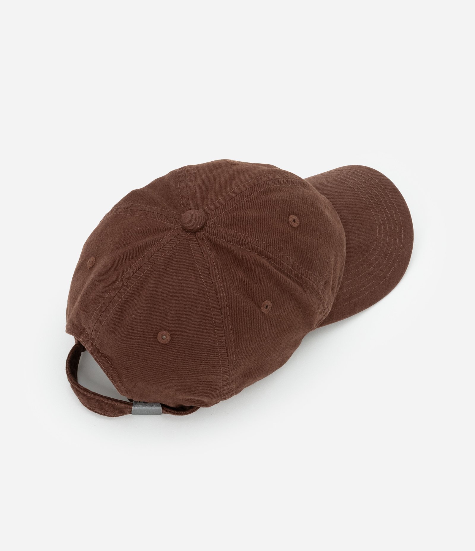 Boné Aba Curva em Algodão com Strapback Marrom 6