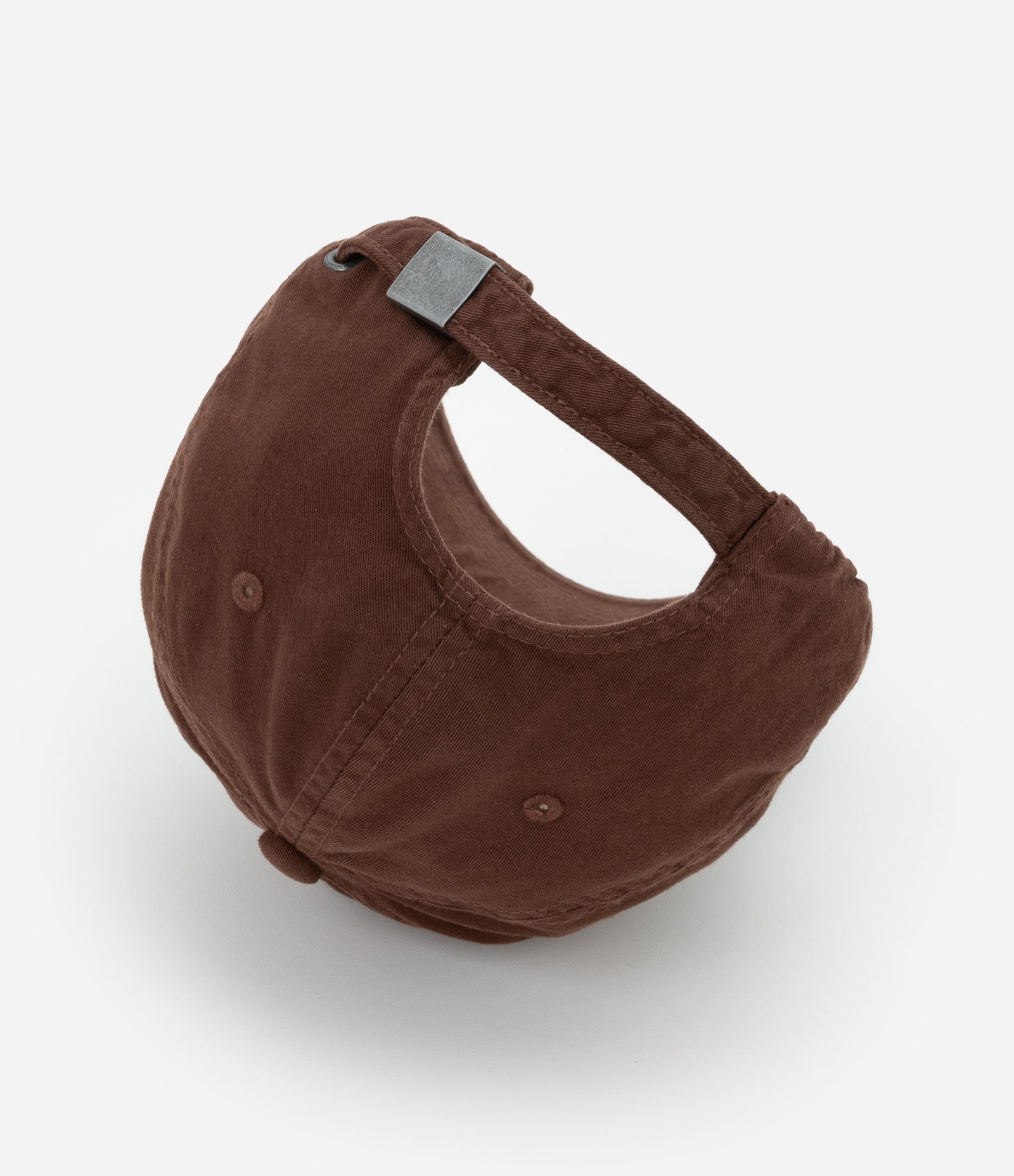 Boné Aba Curva em Algodão com Strapback Marrom 3