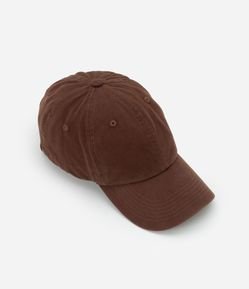 Boné Aba Curva em Algodão com Strapback