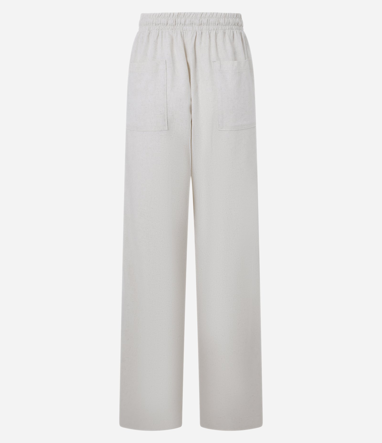 Calça em Viscolinho com Amarração no Cós Bege 6