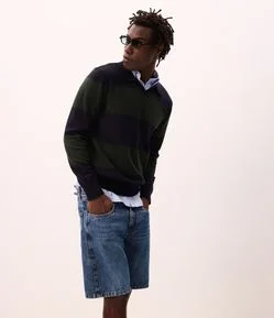 Bermuda Reta em Jeans