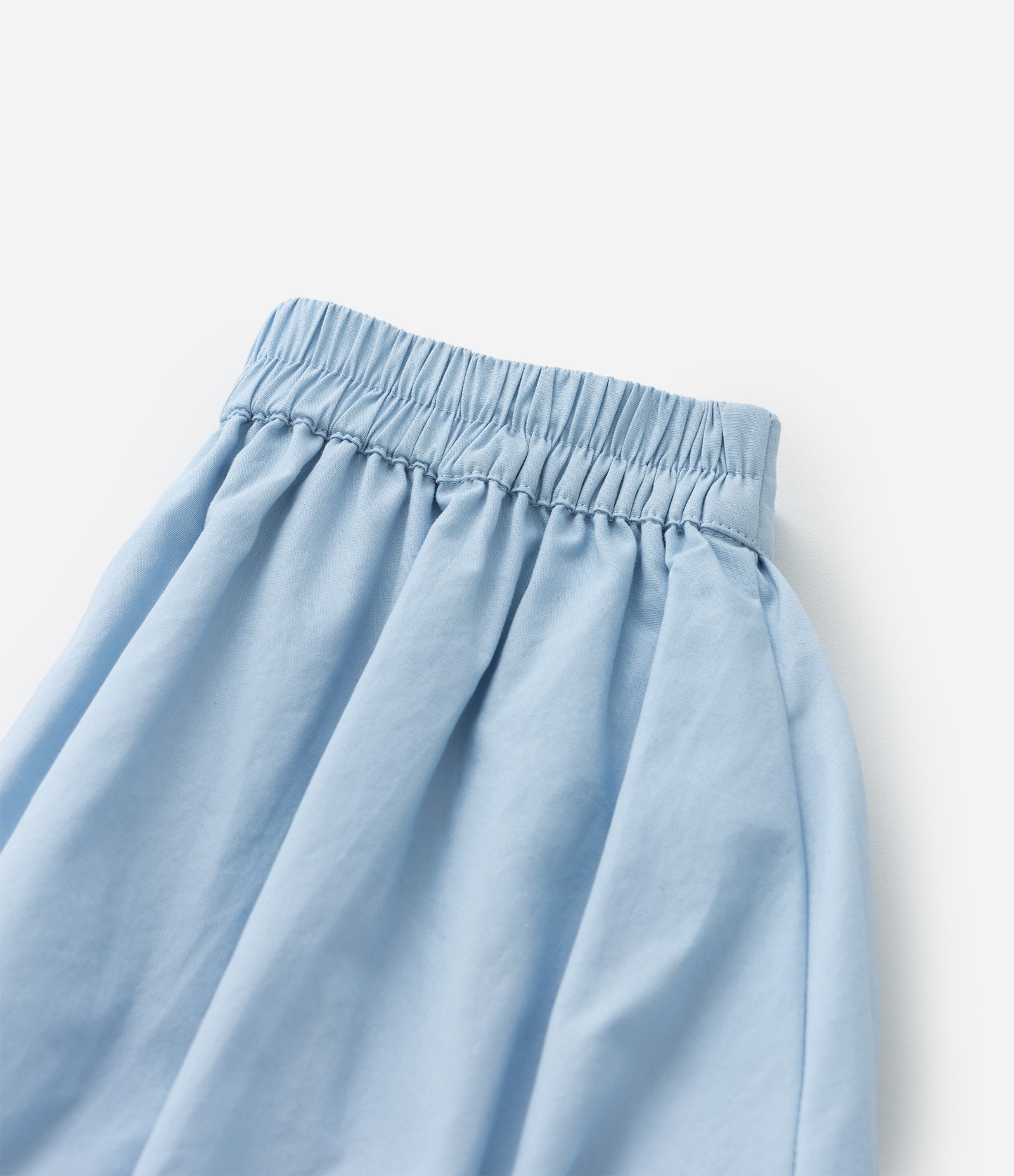 Saia Infantil Balonê em Tricoline com Preguinhas - Tam 1 a 6 Anos Azul 5