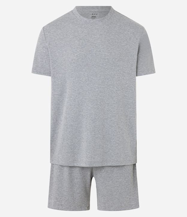 Pijama Comfort em Viscose com Textura Canelada