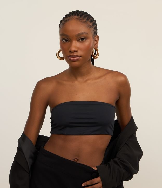 Top Faixa Super Cropped em Poliamida