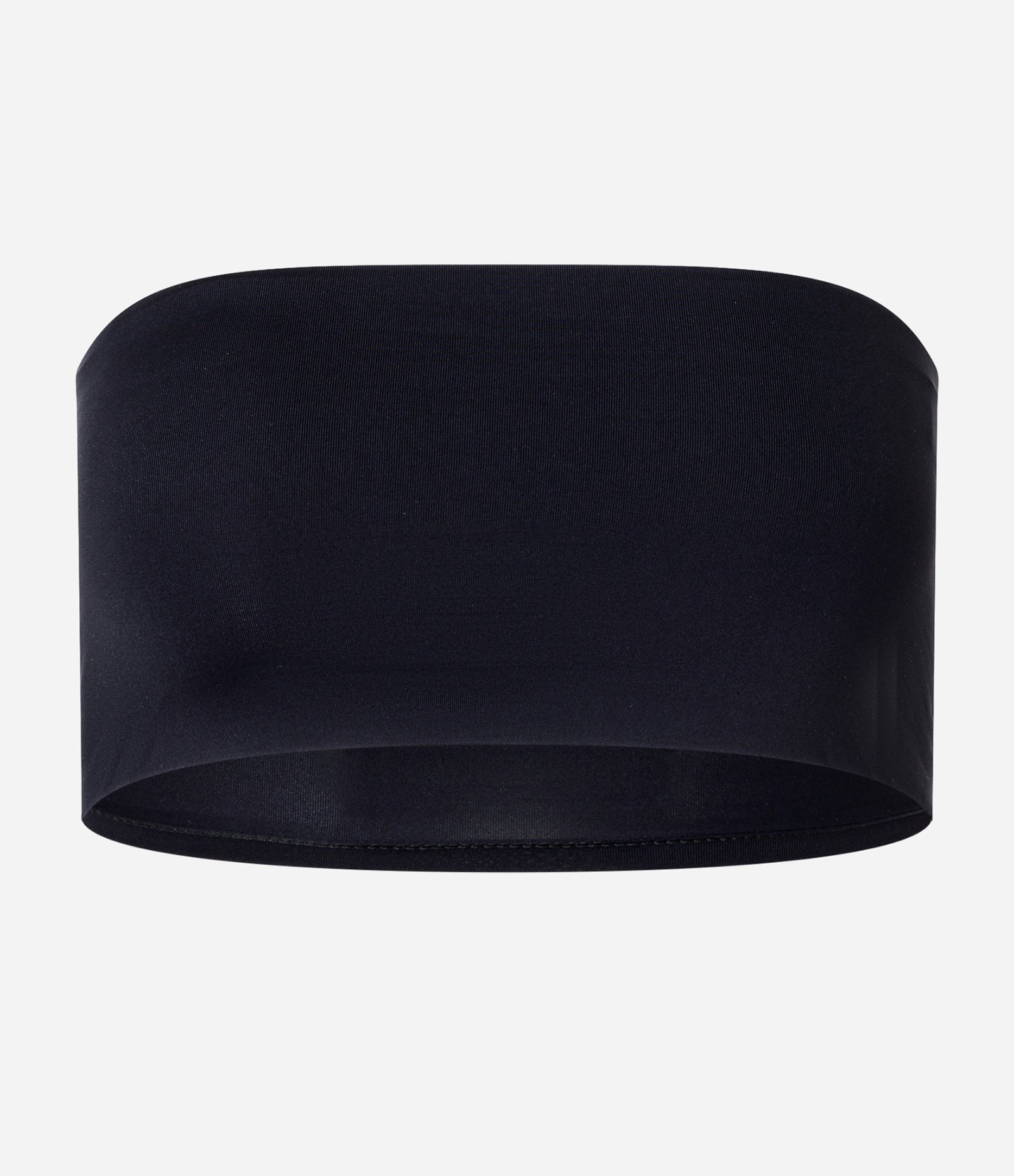 Top Faixa Super Cropped em Poliamida Preto 4