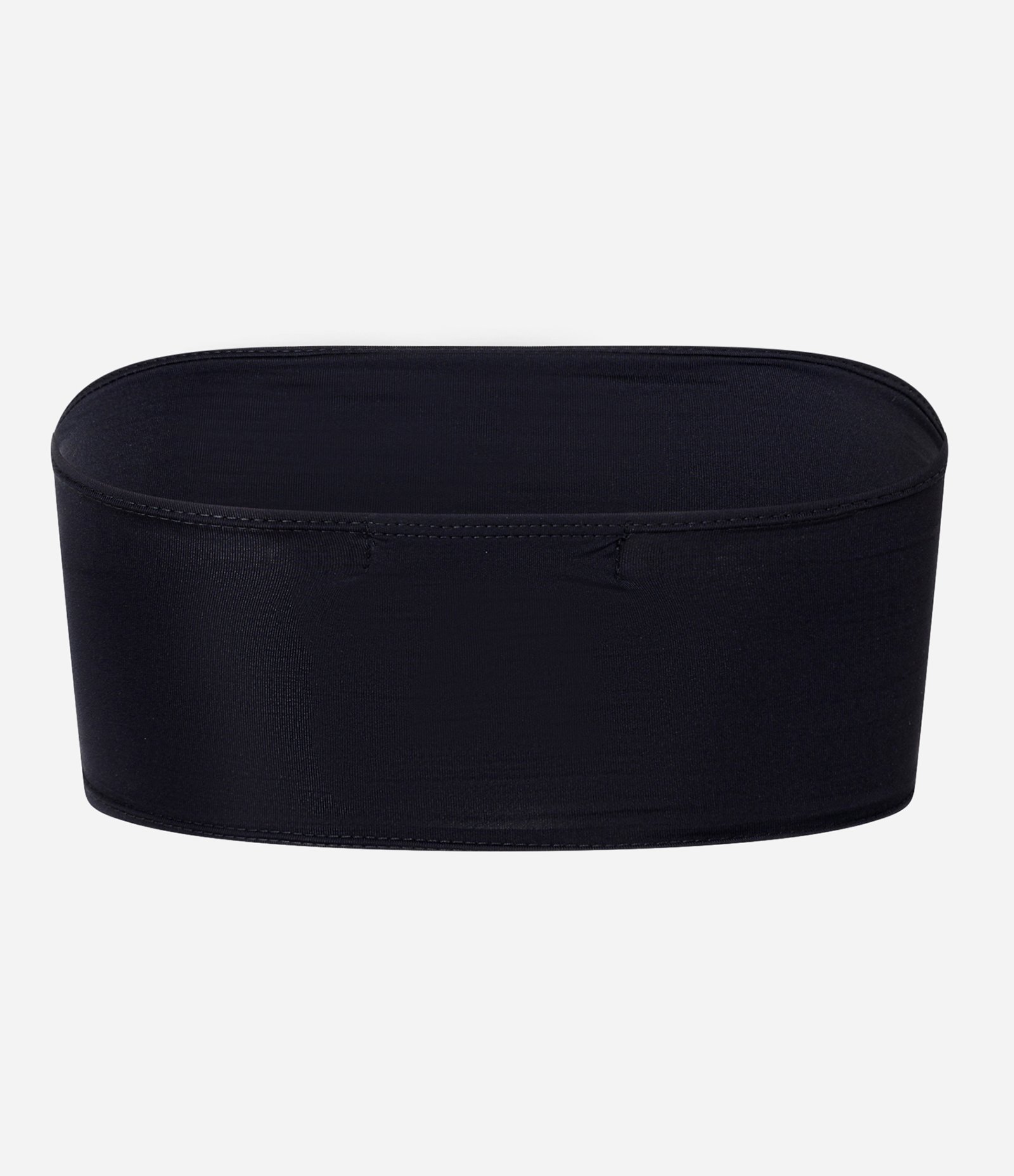 Top Faixa Super Cropped em Poliamida Preto 5