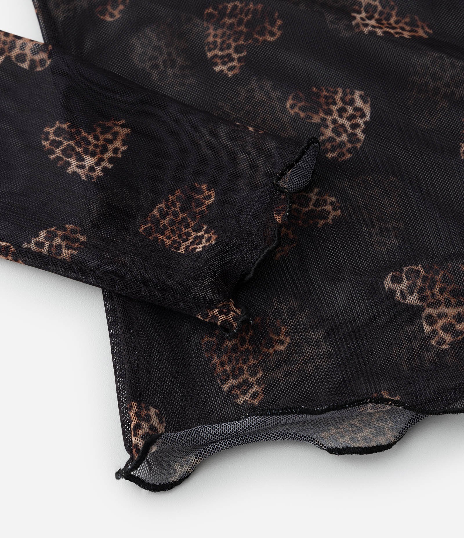 Blusa Infantil em Tule com Sobreposição - Tam 5 a 14 Anos Preto 8