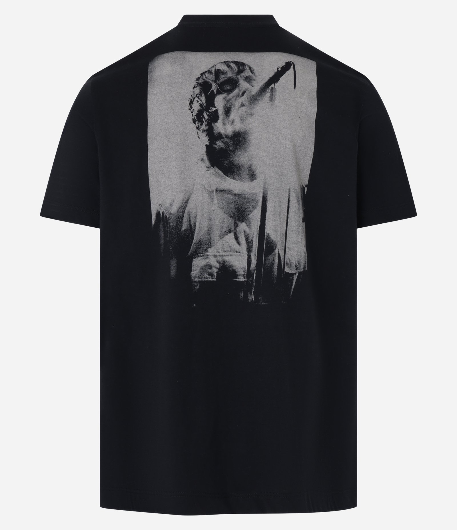 Camiseta Comfort com Estampa Liam Gallagher Preto 6