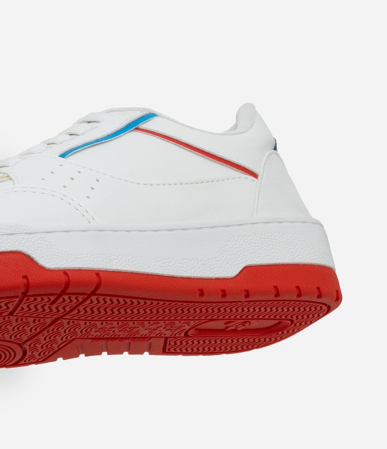 Tênis Infantil com Recortes Contrastantes - Tam 28 ao 36 Branco/Vermelho 3