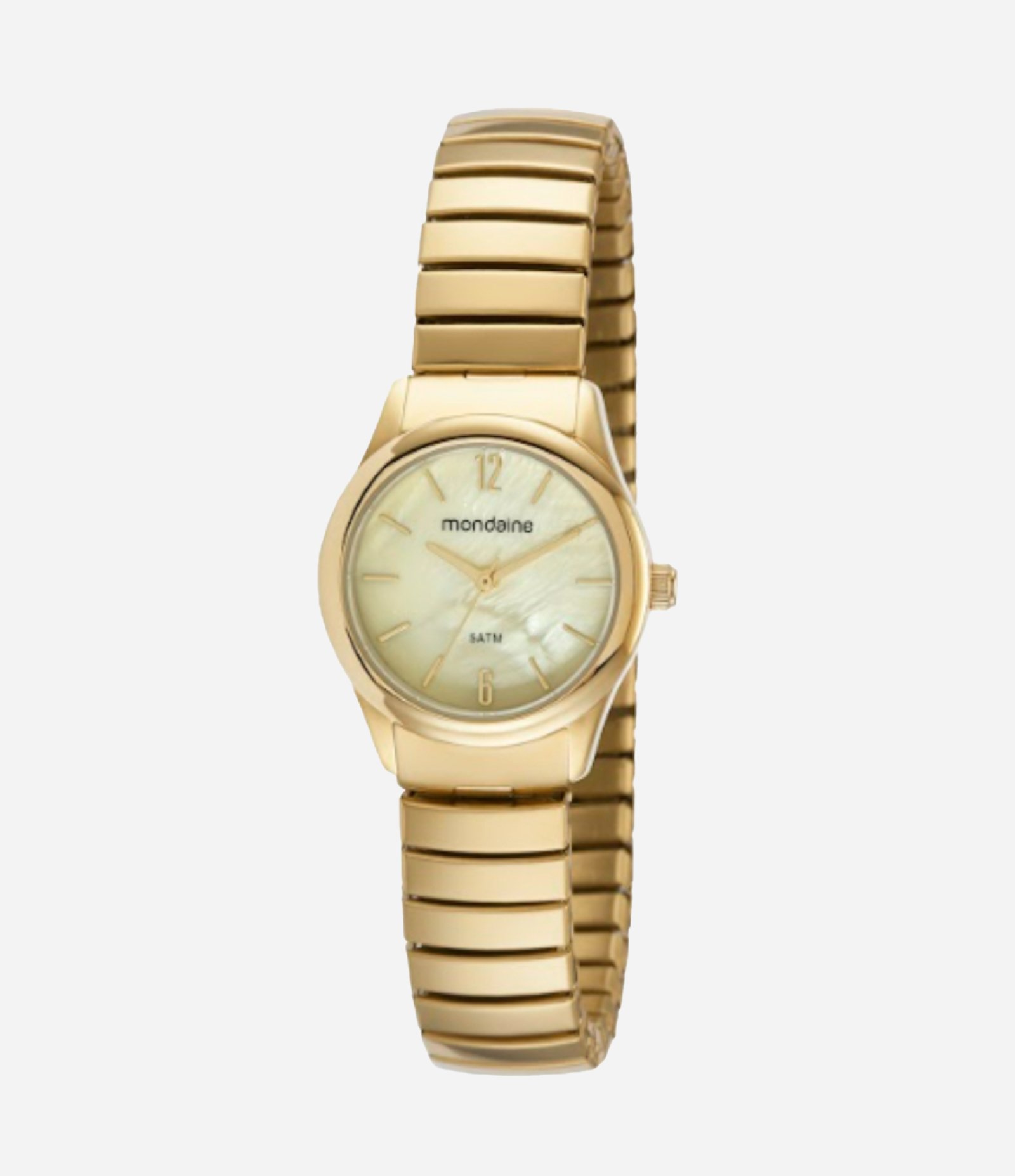 Relógio Analógico Feminino Mondaine Dourado 1