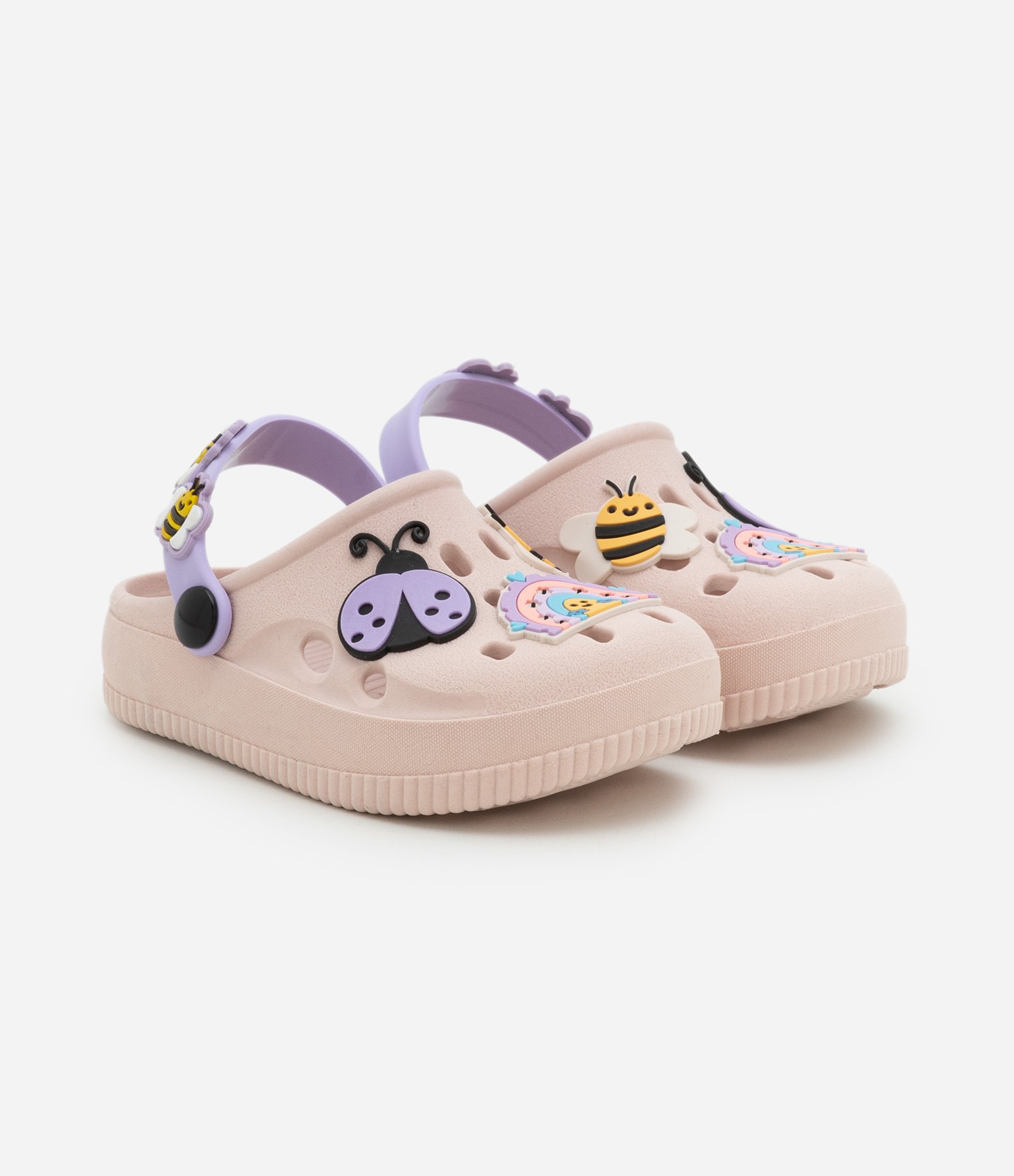 Sandália Babuche Infantil com Estampa Bichinhos - Tam 20 a 33 Rosa 2