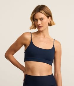 Top Esportivo em Poliamida com Alças Finas