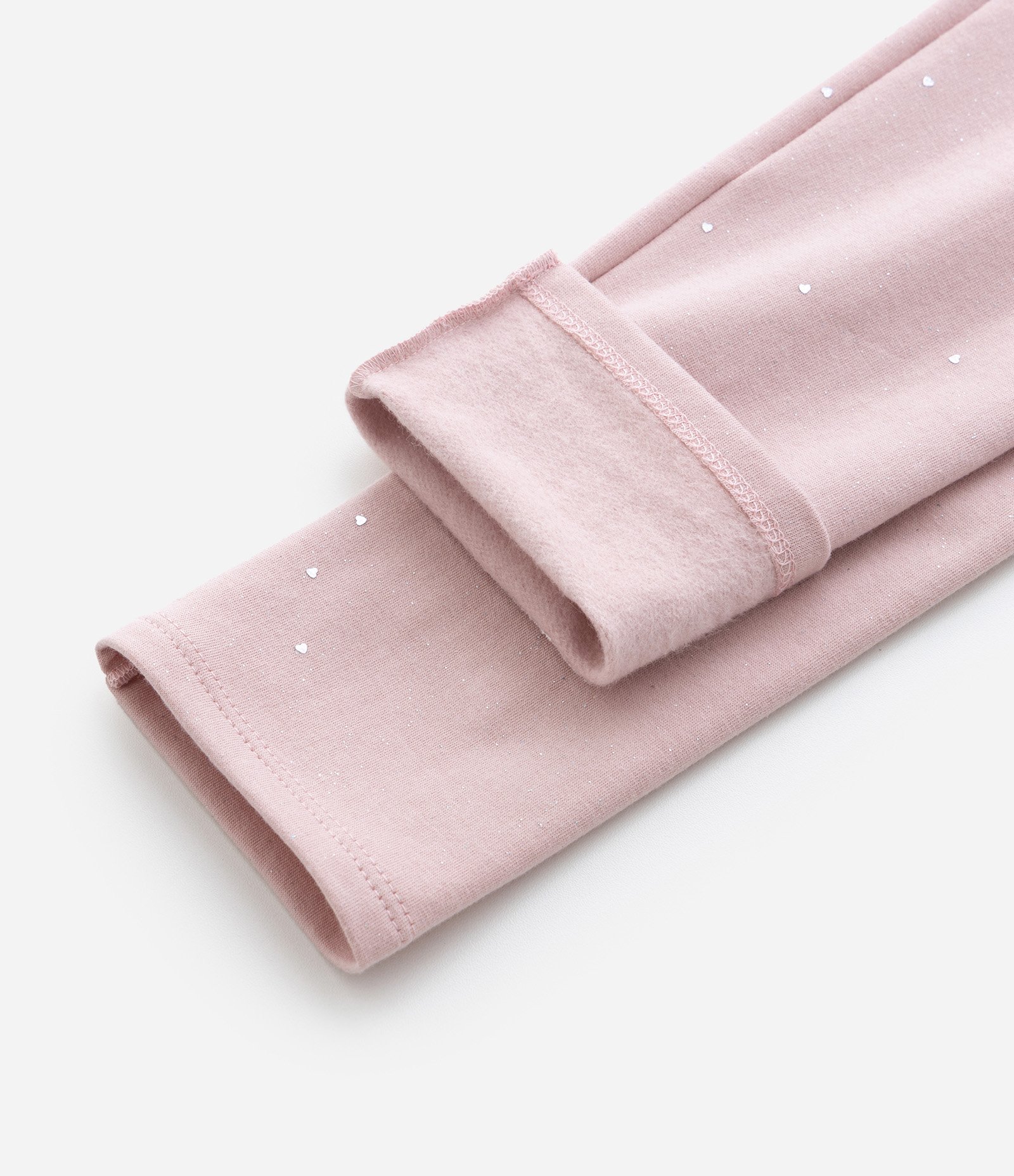 Calça Legging Infantil Quentinha com Brilhinhos - Tam 5 a 14 Anos Rosa 4