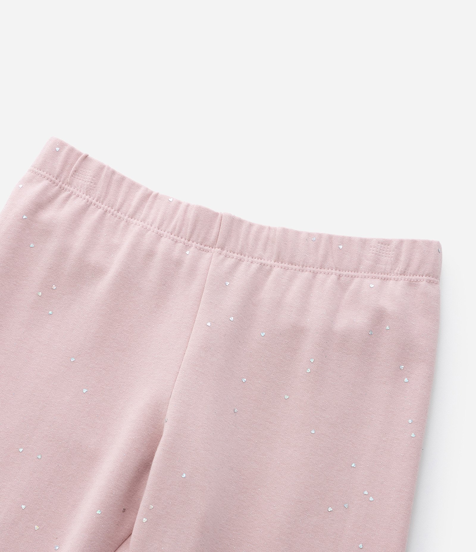Calça Legging Infantil Quentinha com Brilhinhos - Tam 5 a 14 Anos Rosa 5