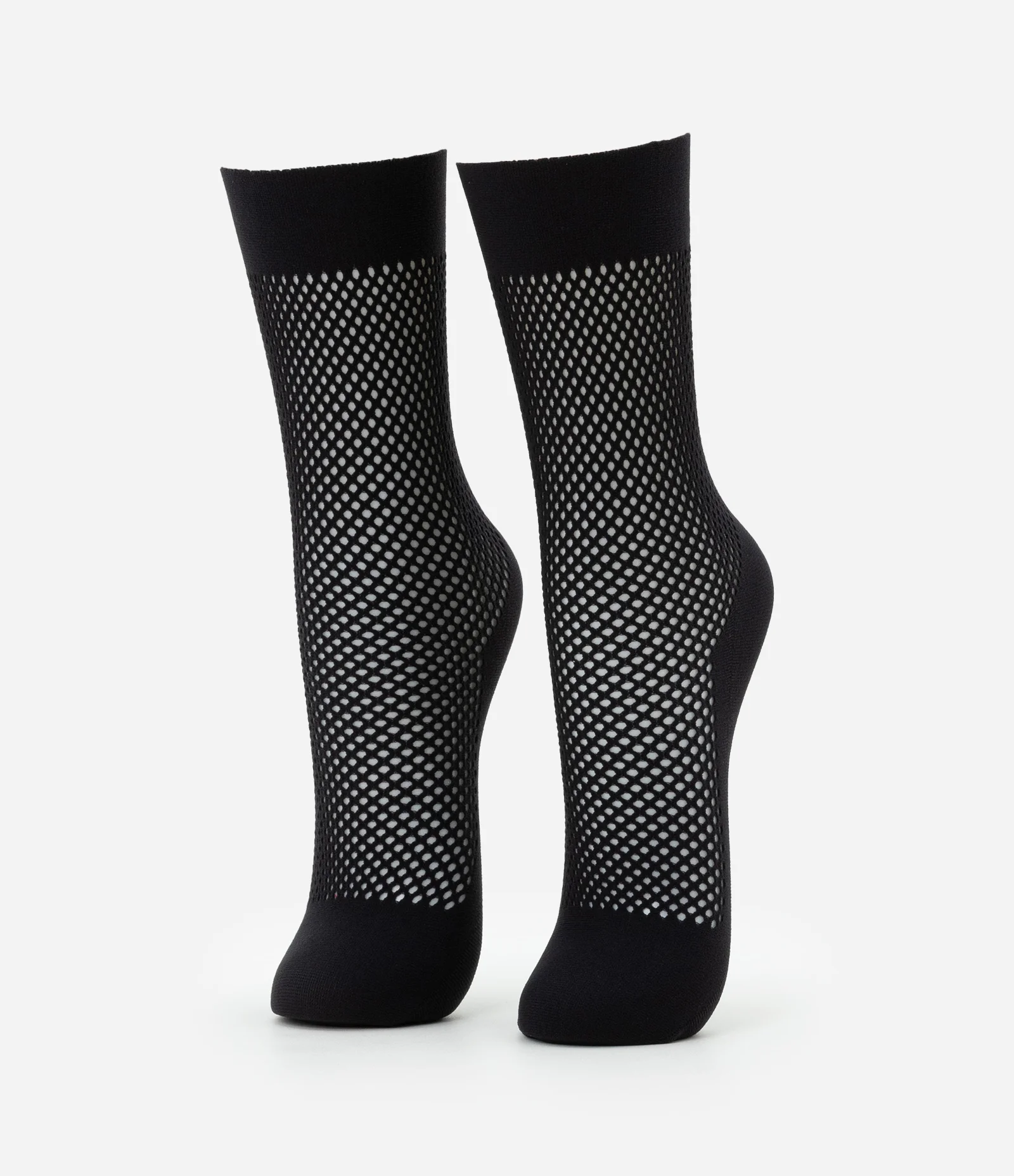 Meia Soquete Arrastão Curve e Plus Size Loba Preto 2