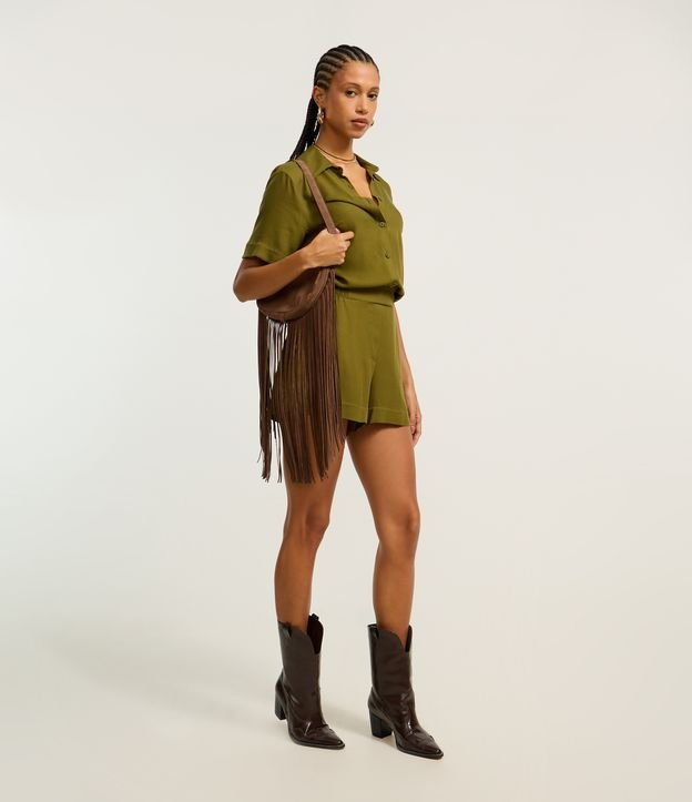 Cor: Verde Oliva | Tamanho: PP