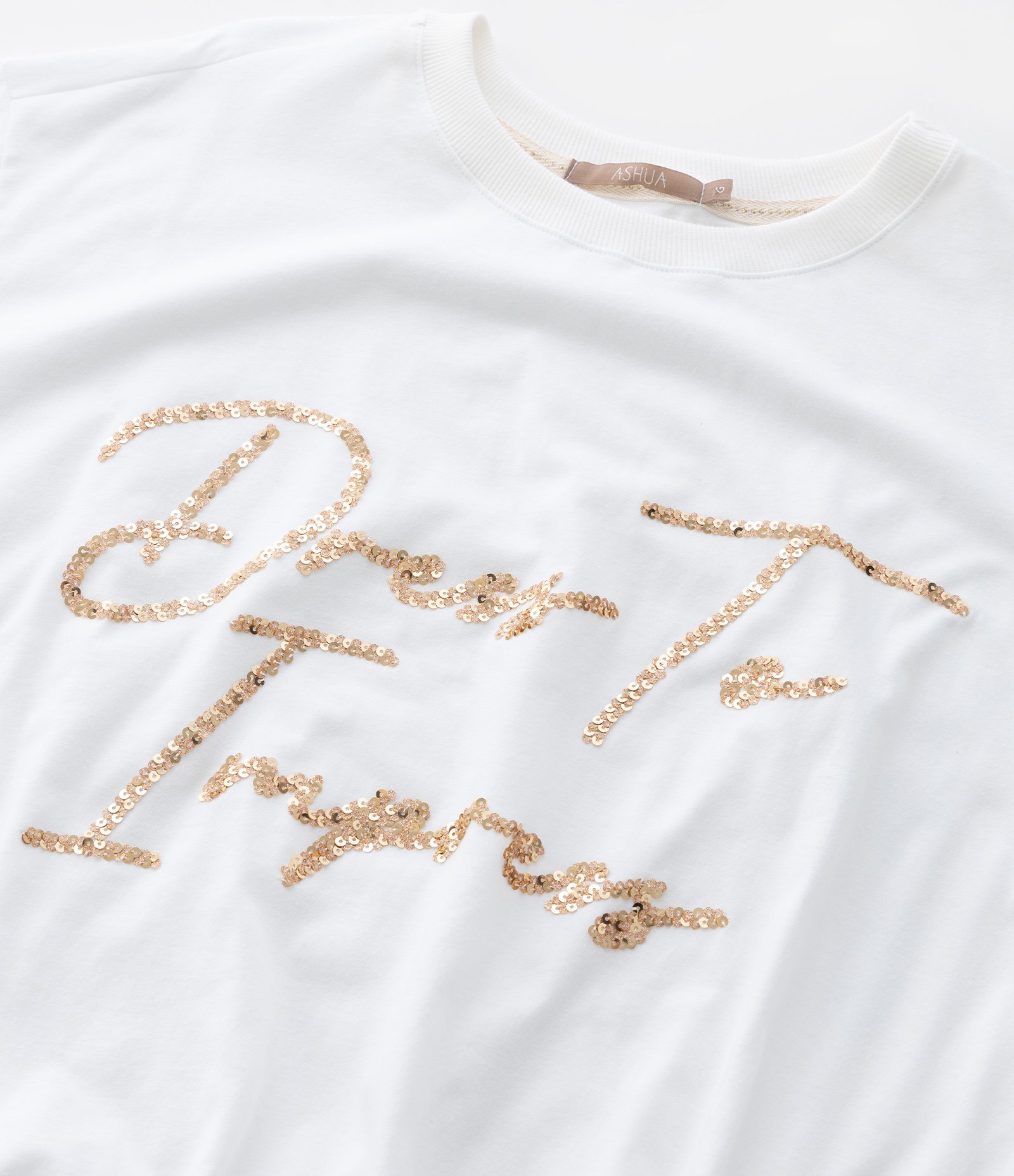 Blusa com Paetê Coleção Rita Carreira Curve & Plus Size Branco 10