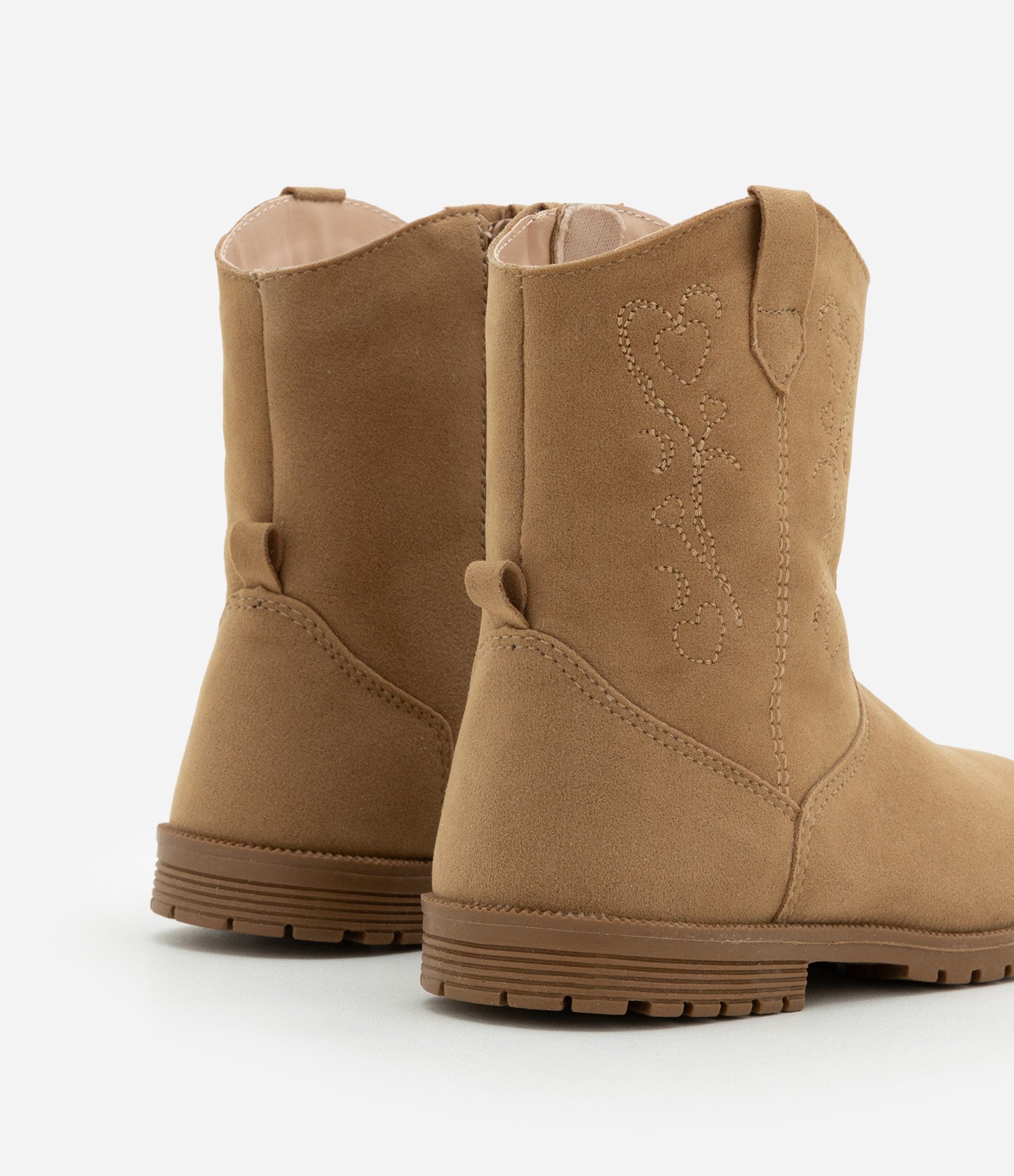 Bota Infantil Western com Bordado - Tam 20 ao 27 Marrom 3