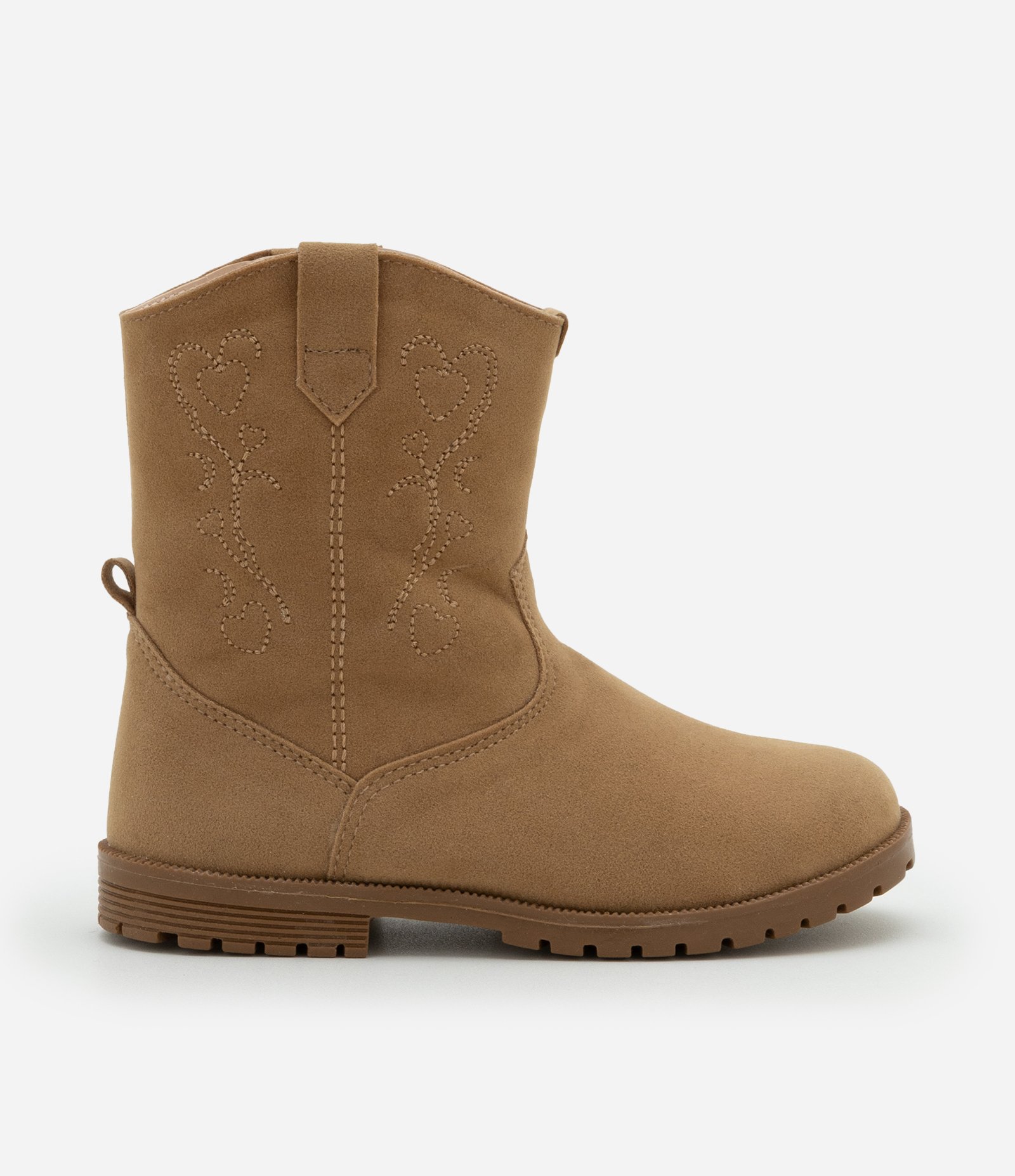 Bota Infantil Western com Bordado - Tam 20 ao 27 Marrom 5