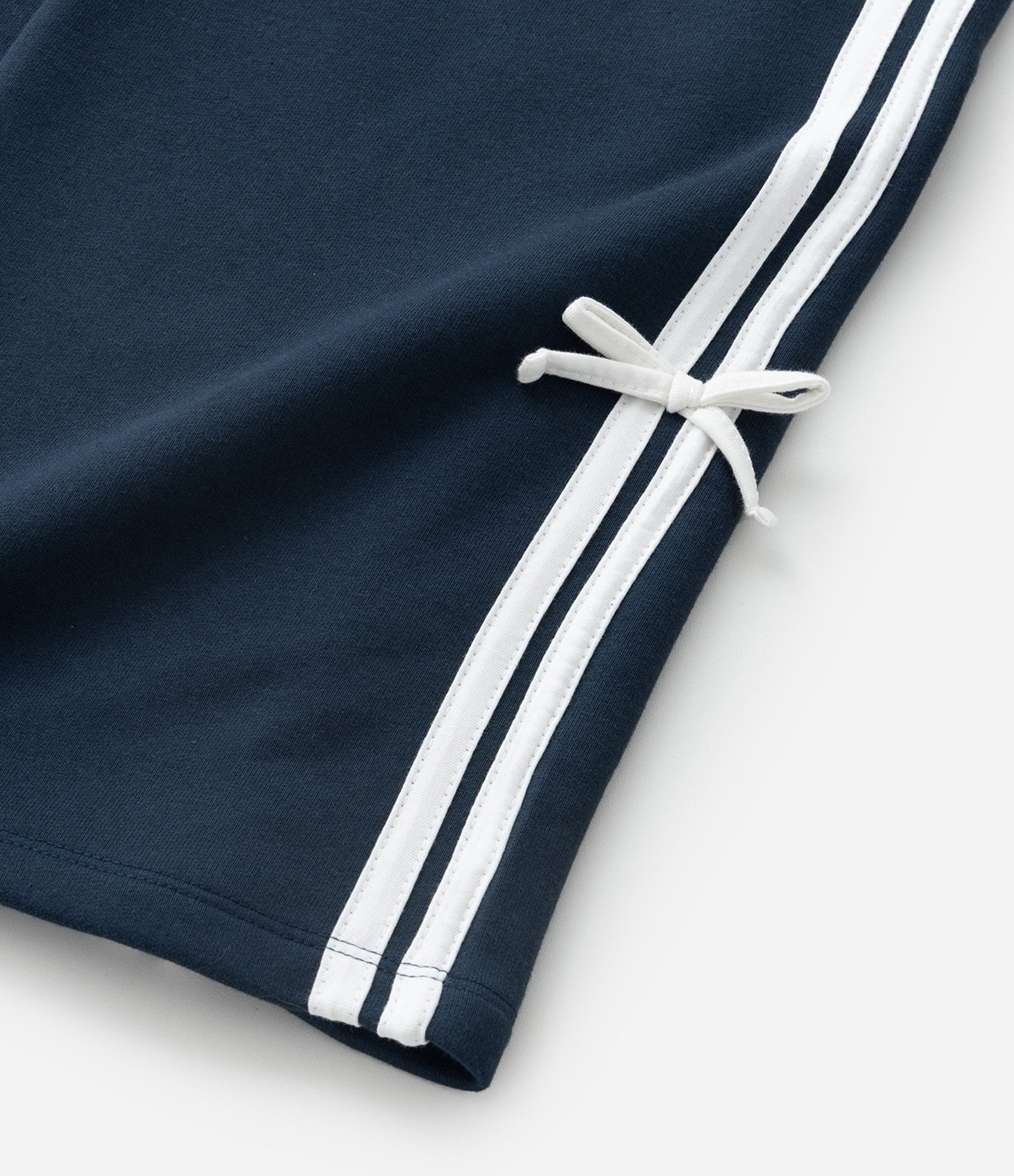 Calça Wide Leg Infantil com Listras e Estampa Stitch - Tam 7 a 14 Anos Azul 4