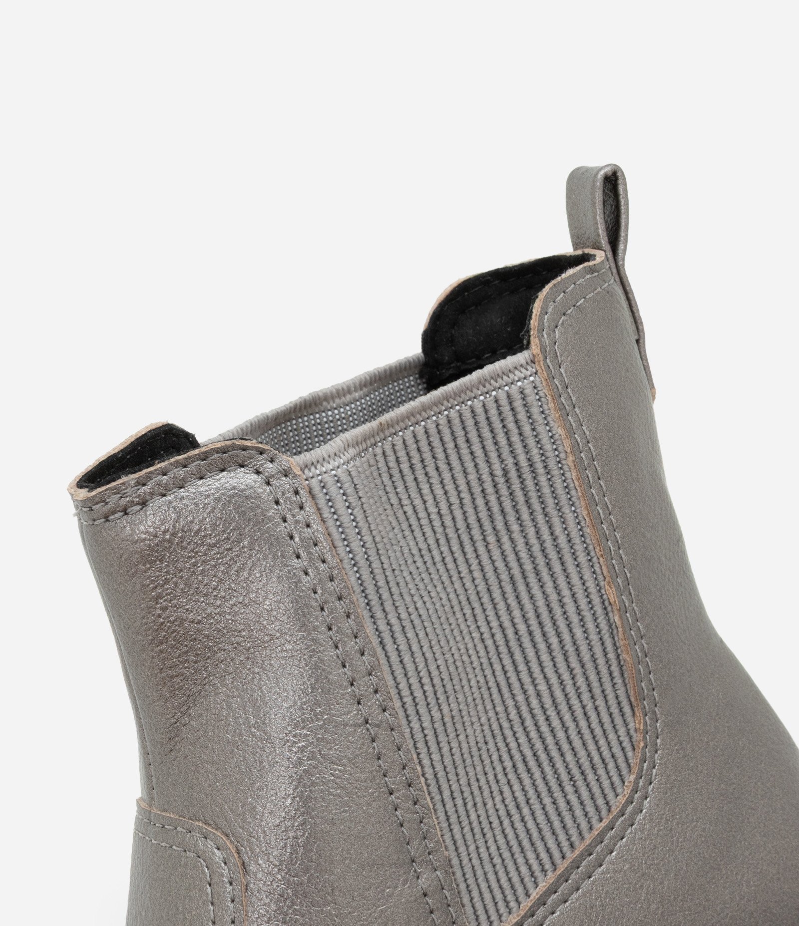 Bota Chelsea Infantil Metalizada Molekinha - Tam 28 ao 36 Prata 4