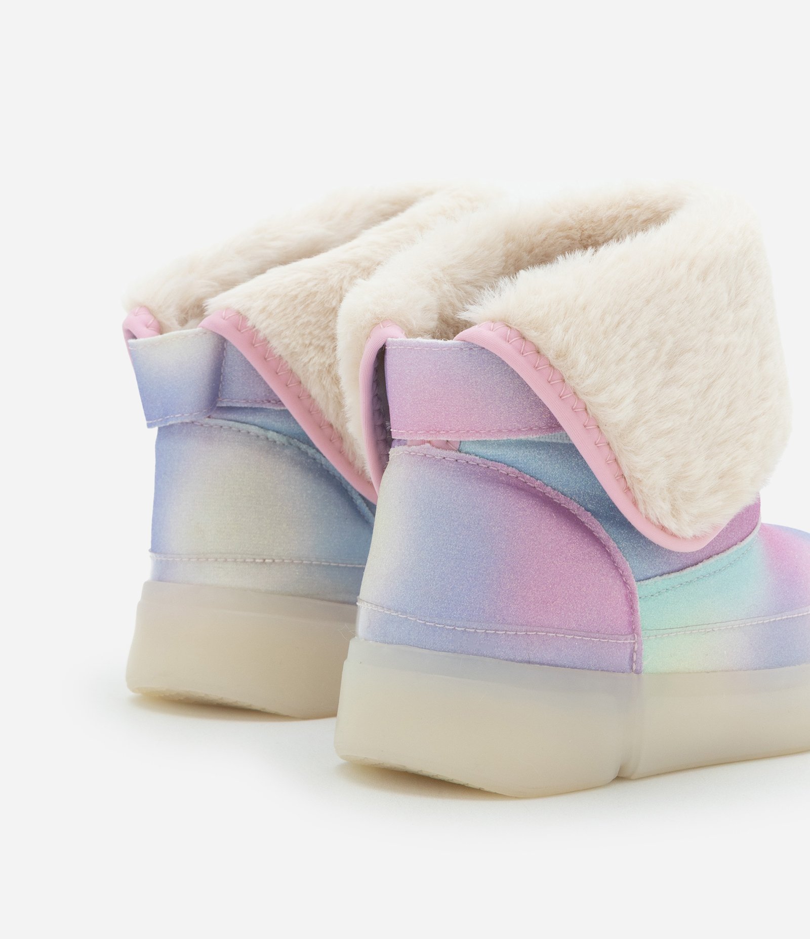 Bota Infantil com Sola LED e Estampa Tie Dye - Tam 20 a 30 Multicores 3