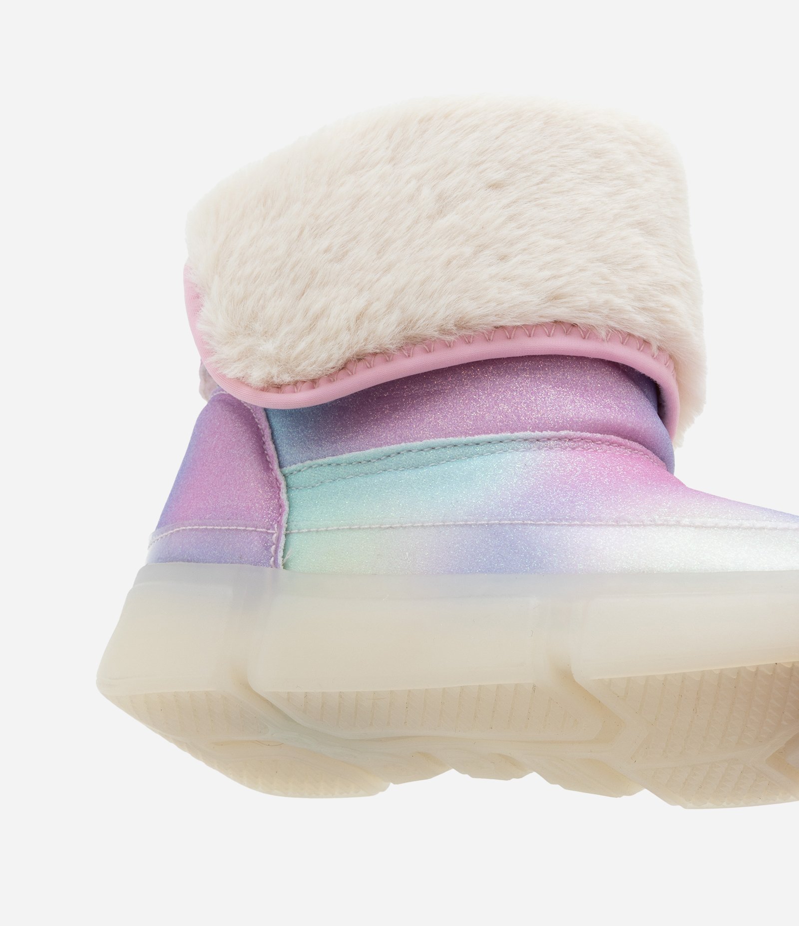 Bota Infantil com Sola LED e Estampa Tie Dye - Tam 20 a 30 Multicores 4