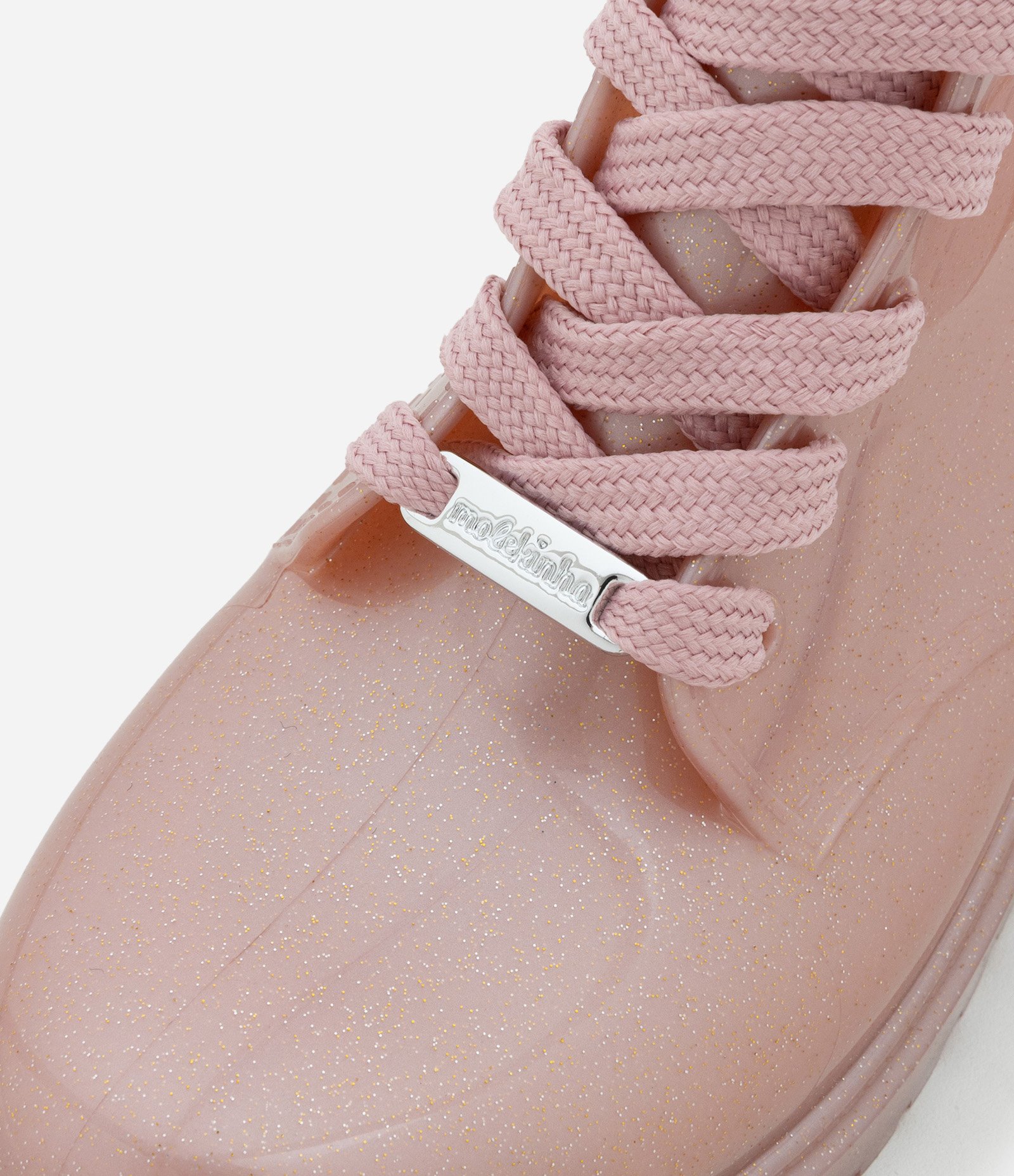 Bota Galocha Infantil com Glitter - Tam 27 a 35 Rosa 3