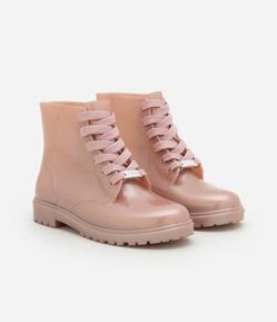 Bota Galocha Infantil com Glitter - Tam 27 a 35