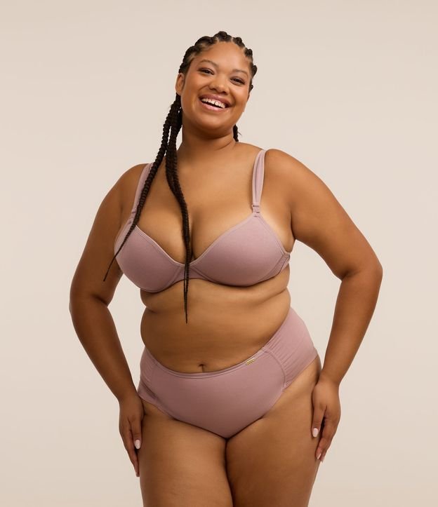 Calcinha Biquíni Fio Duplo Drapeado Curve & Plus Size