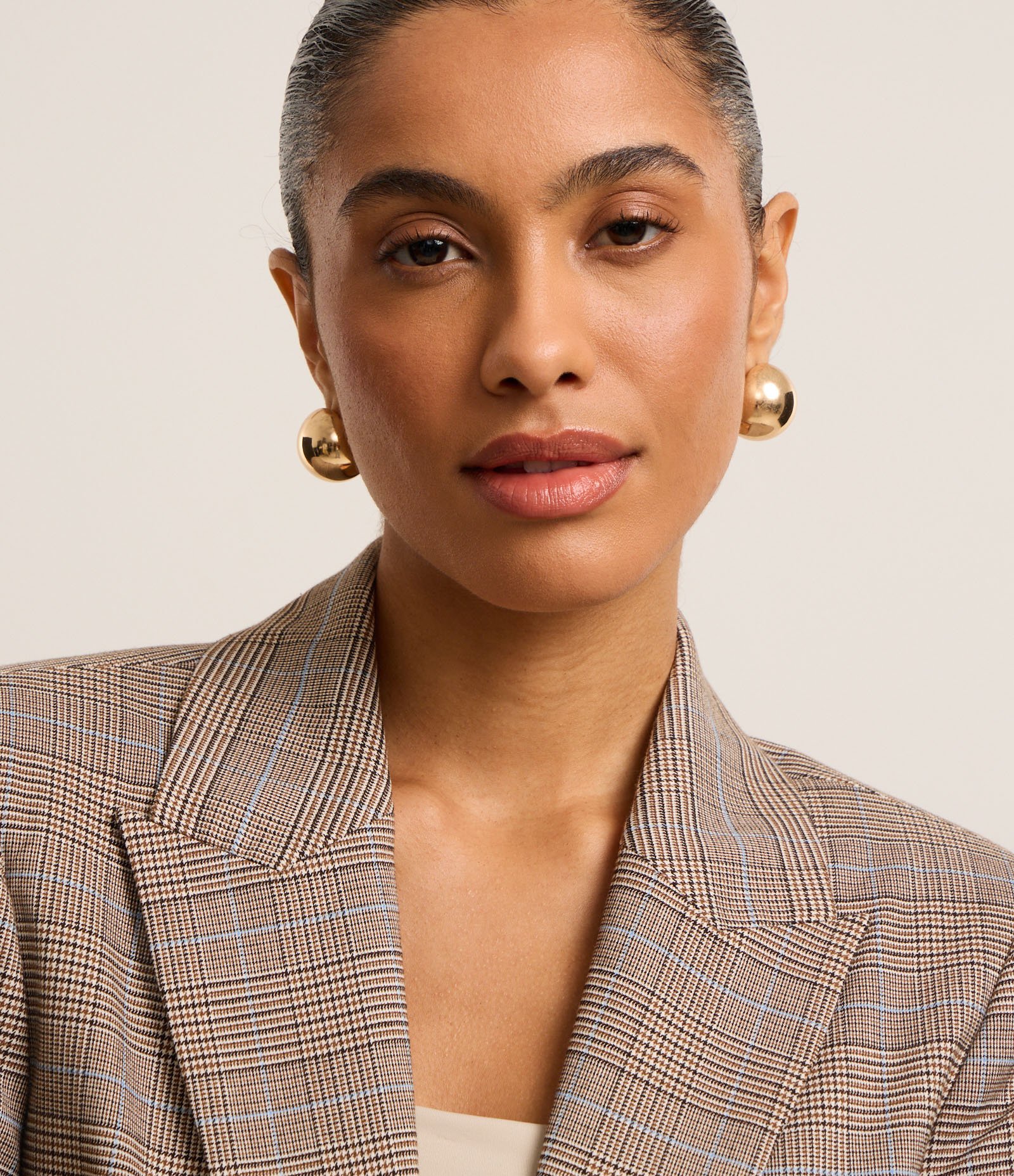 Blazer Alfaiatado com Transpasse e Botões com Brasão Cinza 5