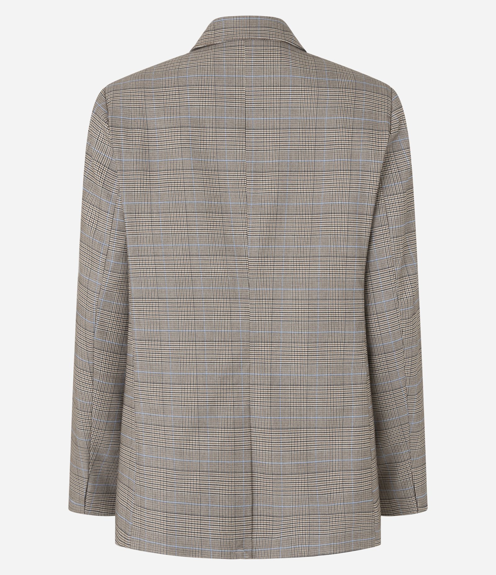 Blazer Alfaiatado com Transpasse e Botões com Brasão Cinza 7