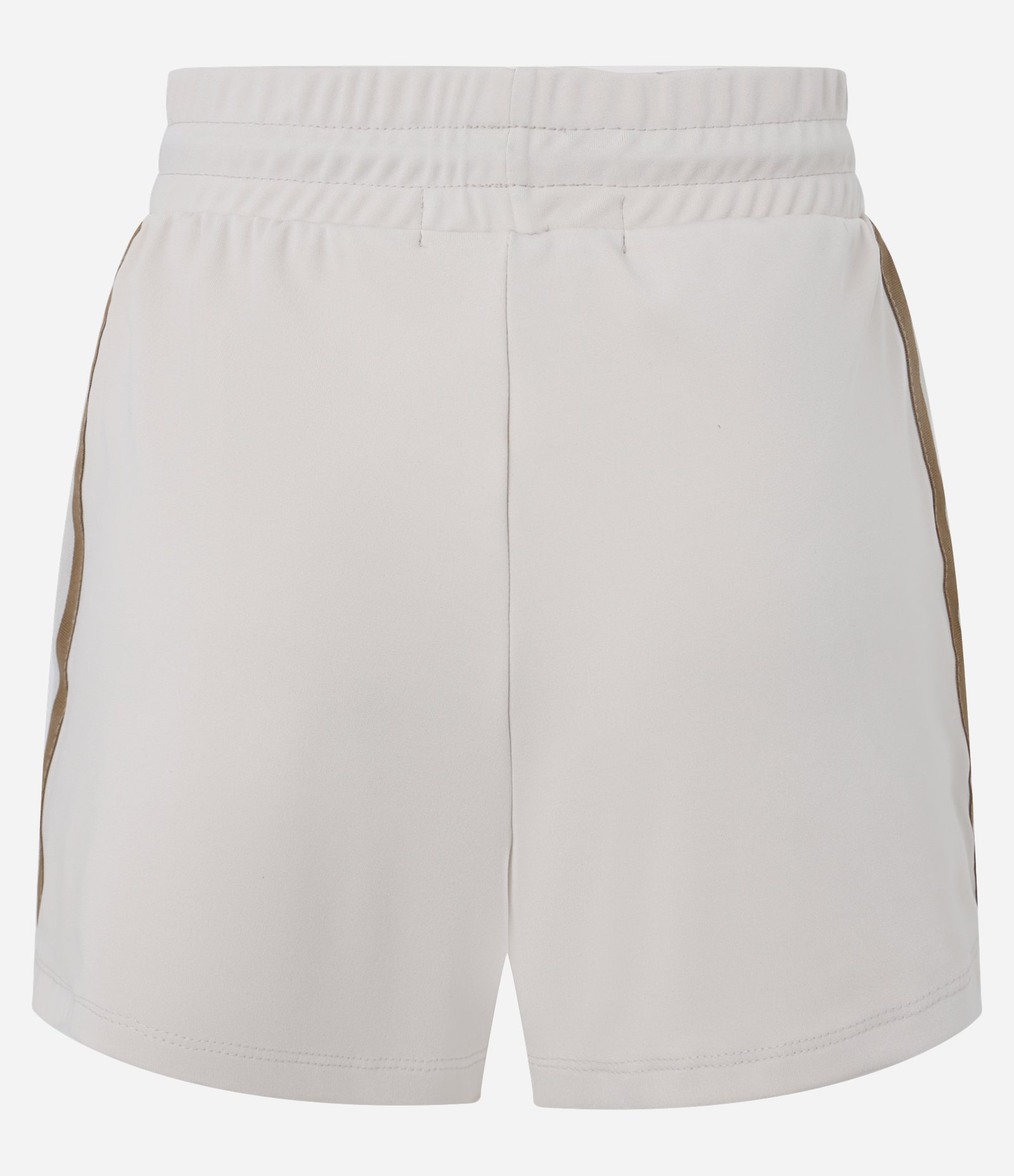 Short Regular em Helanca com Cós Elástico e Cordão Bicolor Bege 6